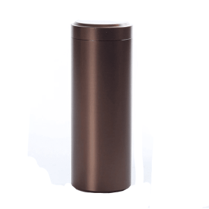 Cendrier de poche cylindrique – Tubulaire, marron
