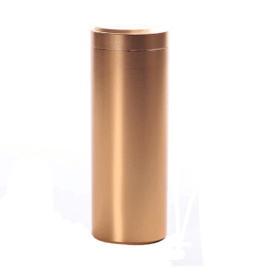 Cendrier de poche cylindrique – Tubulaire, or