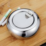 Cendrier à couvercle basculant – Support cigarette – vue 2