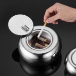 Cendrier à couvercle basculant – Support cigarette – vue 4