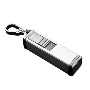 Cendrier de poche avec briquet – Aniello, gris