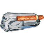 Cendrier Finmo en cristal original facetté, design élégant et stable pour cigares.