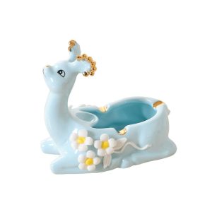 Cendrier licorne, bleu