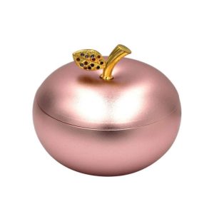 Cendrier en forme de pomme – Pomme d'amour, rose