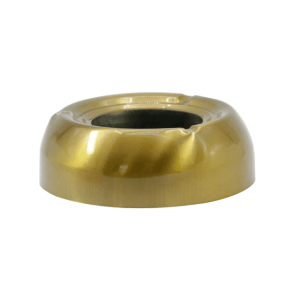 Cendrier rond en acier – Vintage, or