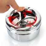 Cendrier poussoir - Inox – Image 3