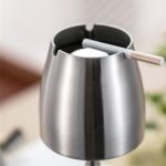 Cendrier sur pied en acier inoxydable – Image 3