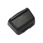 Cendrier de voiture universel noir avec LED bleue et fixation grille ventilation.