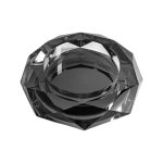 Grand cendrier en verre Berrocal, octogonal, 17,5 cm