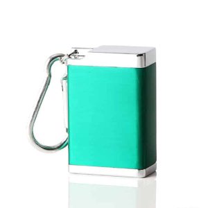 Cendrier portatif en métal – Drawe, turquoise