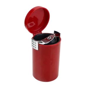 Cendrier de voiture rouge – Lael, rouge