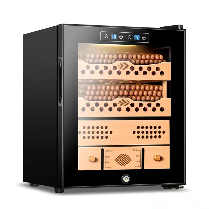 Cave à cigare électrique 300 ou 400 cigares, éclairage LED