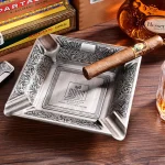Cendrier-cigare-Gutierez-argent