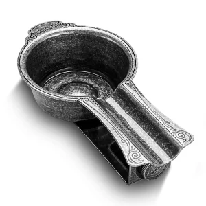 Cendrier cigare avec perforateur intégré – Coupe cigare intégré, argent
