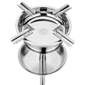 Cendrier sur pied pour cigare, argent