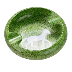 Cendrier à cigares en porcelaine – Juliana, vert