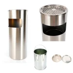 Cendrier extérieur - Poubelle grise – Image 3