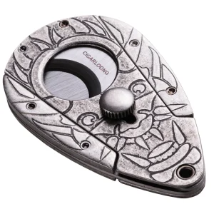 Coupe-cigare lame en titane – Cardal, argent