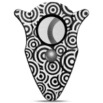 Coupe-cigare tribal en acier inoxydable, coupe en O